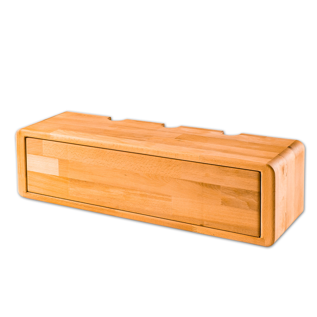 Wooden Cable Management Box & Storage Shelf – Wall-Mounted Cord Organizer