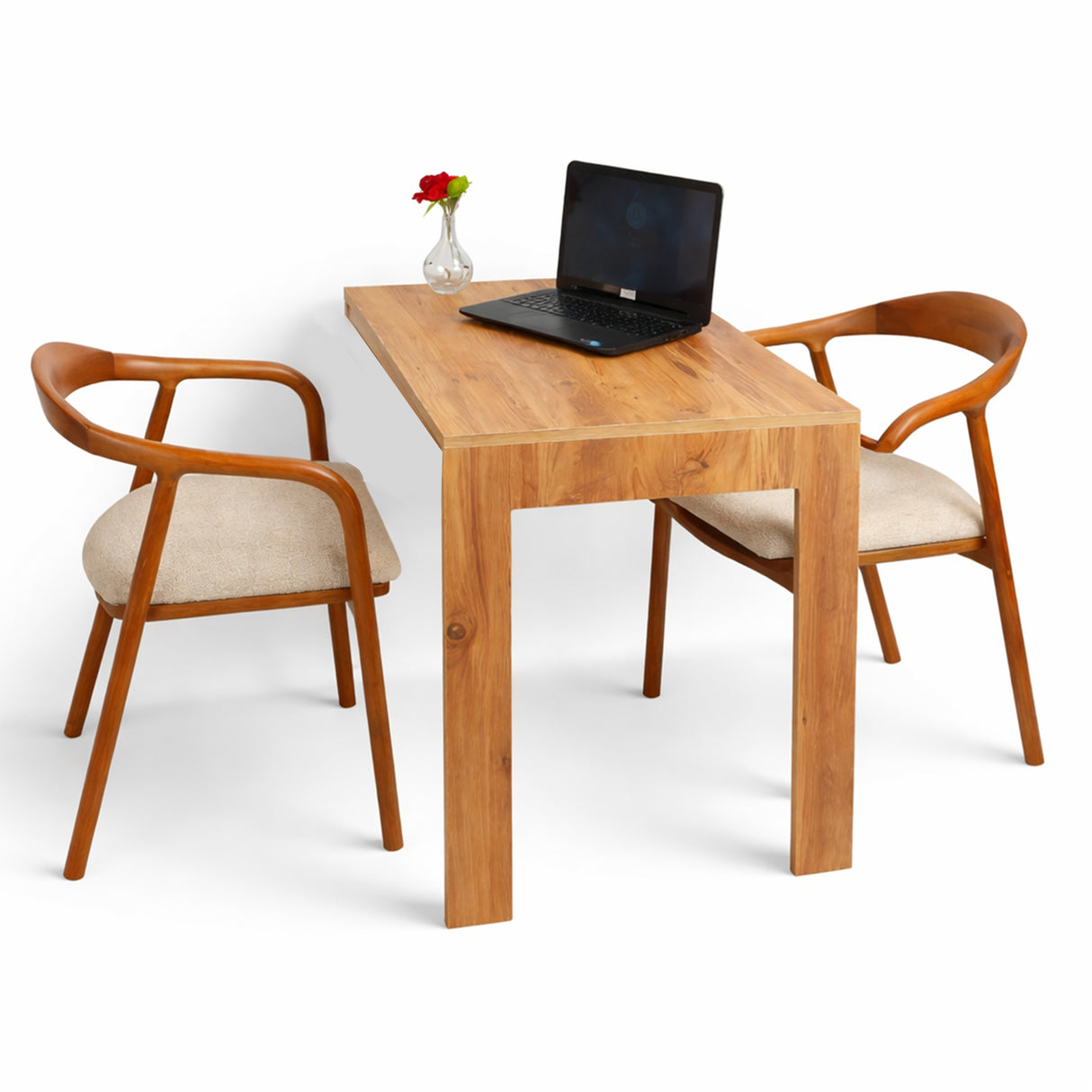 Wall Mounted Folding Table Wooden – Foldable Desk for Study, Dining, Work, Laptop Table for Small Spaces & Home
