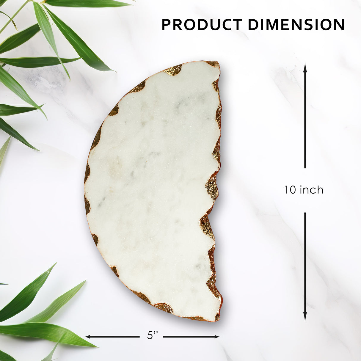 Elegant Handcrafted Marble Trinket Tray for Jewelry, Watches, and Home Decor