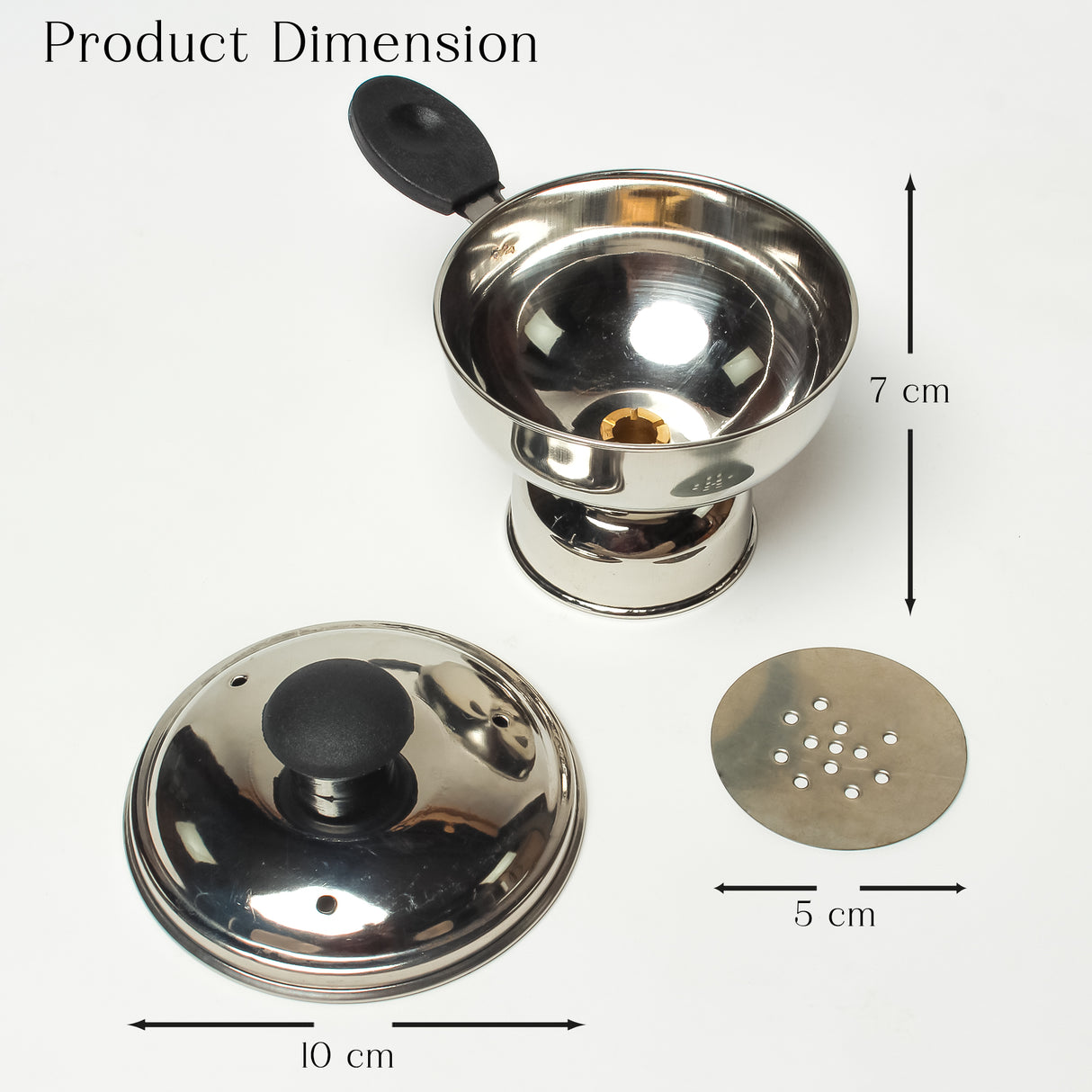 𝗦𝗮𝗹𝗲𝗯𝗲𝗿𝗮𝘁𝗲 Stainless Steel Chiratta Puttu Maker, Chiratta Maker with Handle Use with Pressure Cooker Puttu Kutti Puttu Steamer Puttu Cooker Silver