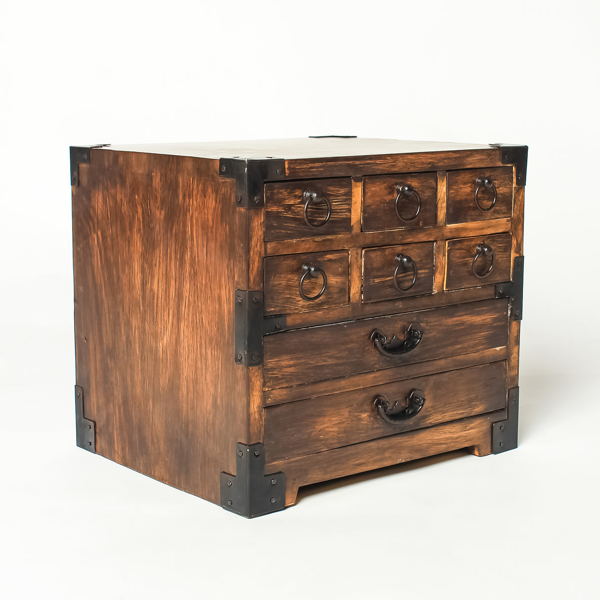 Handmade Japanese Wooden Jewelry Box - Solid Wooden Craft Keepsake Organizer