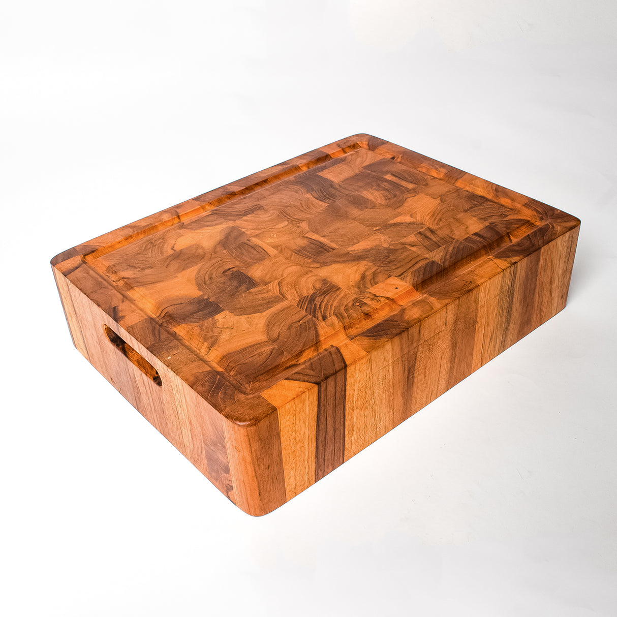 Salebrate Premium Teak End Grain Cutting Board โ Extra Thick Butcher