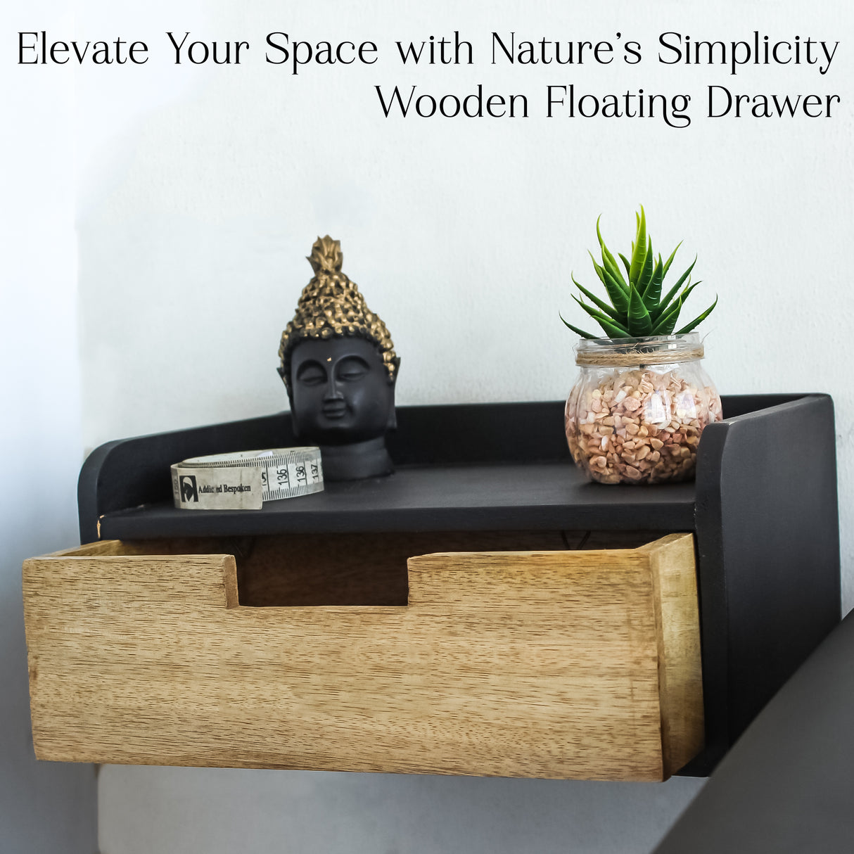 Elegant Wooden Storage Drawer for Stylish, Rustic, and Modern Home Organization