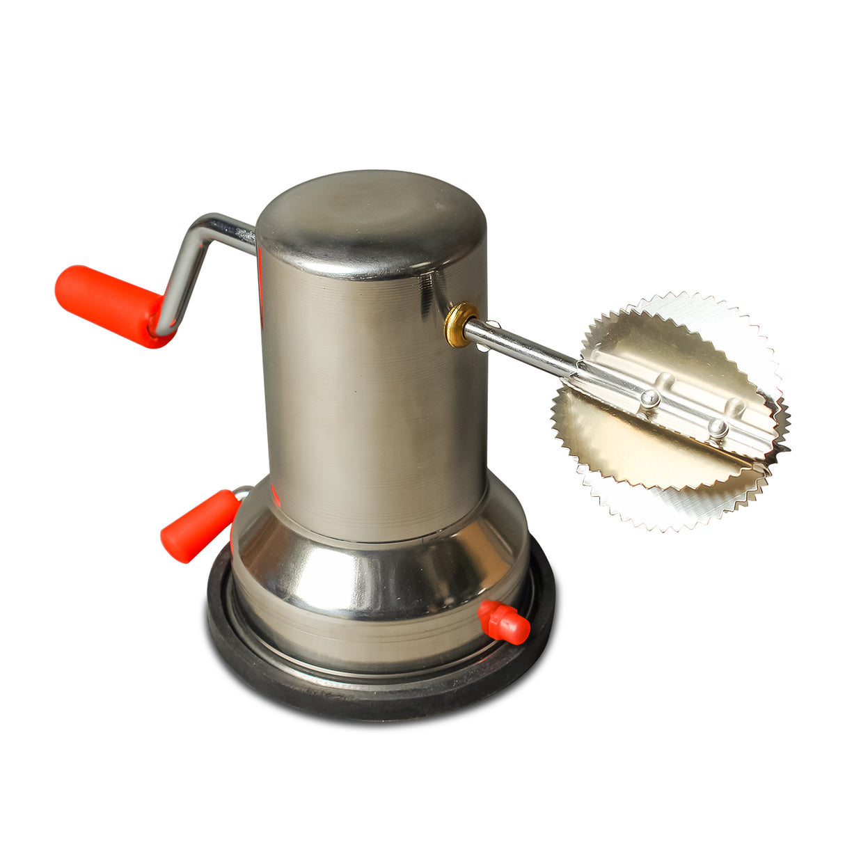 Free Interchangeable Blade Included – Stainless Steel Coconut Scraper for Kitchen – Manual Shredder with Rotatable Handle, Vacuum Base, Easy Operation, Durable Silver Tool