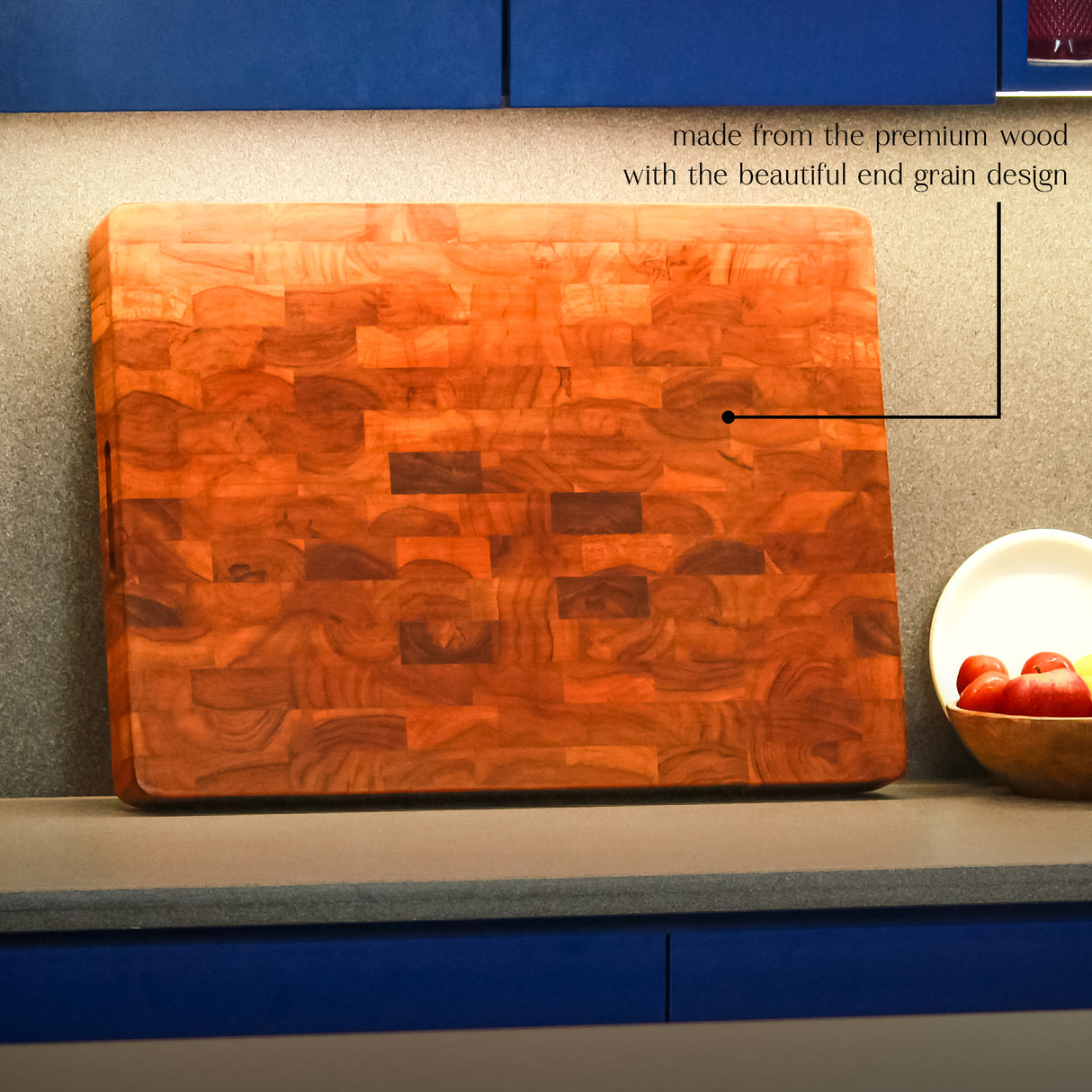 Saleberate End Grain Utility Cutting Board – Premium 24 x 18 x 2.5 Inch