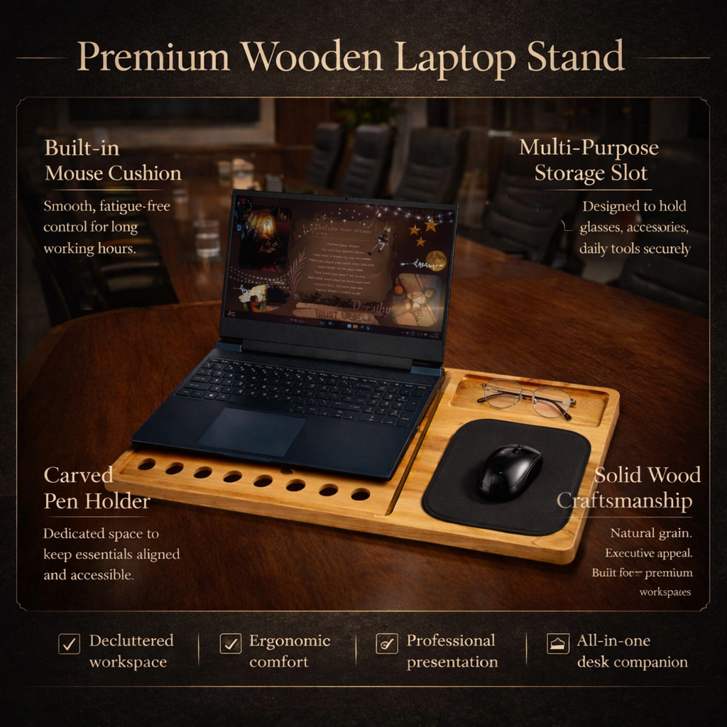 Minimalist Executive Laptop Riser