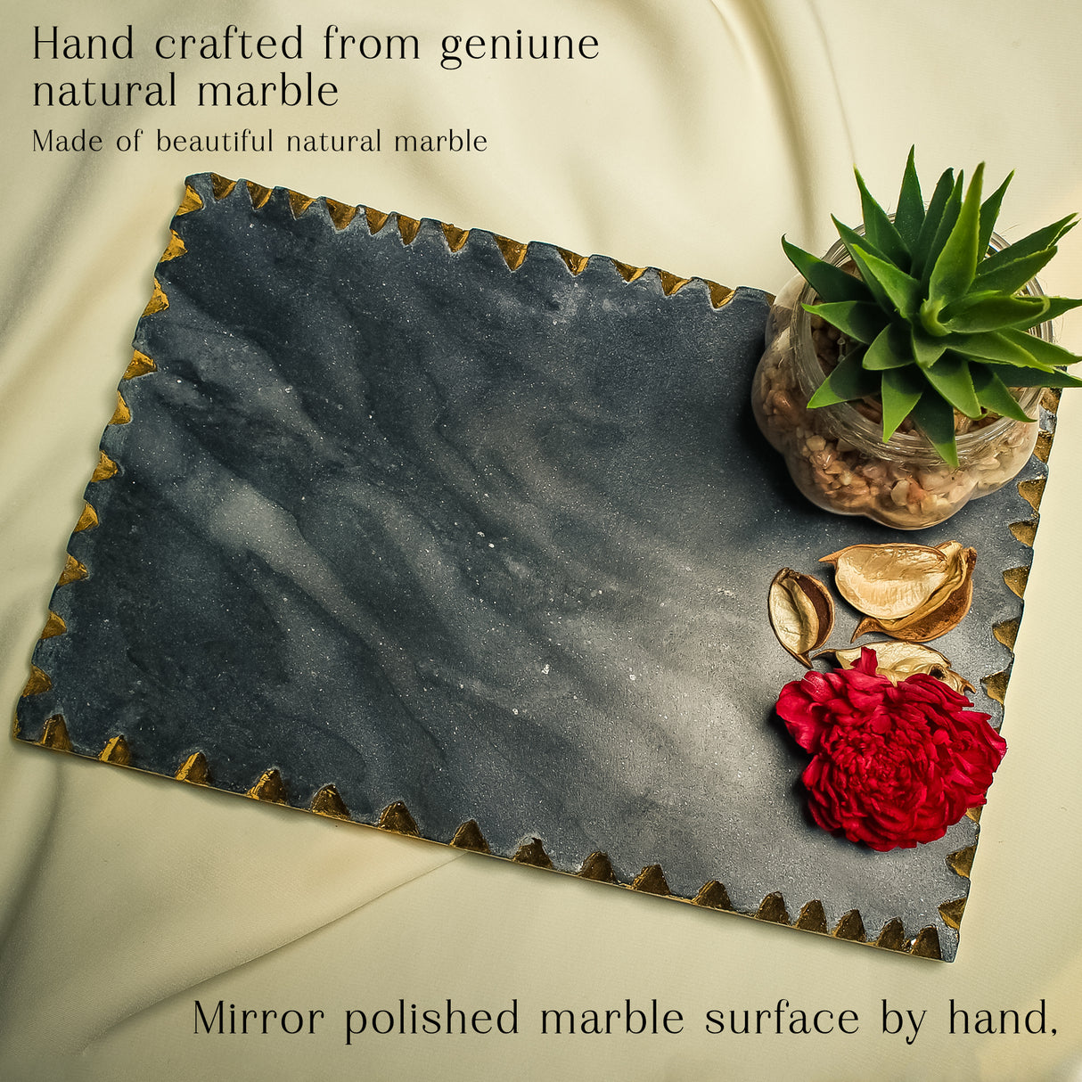 Stylish Marble Kitchen Platter for Serving, Home Decor, and Gift Ideas