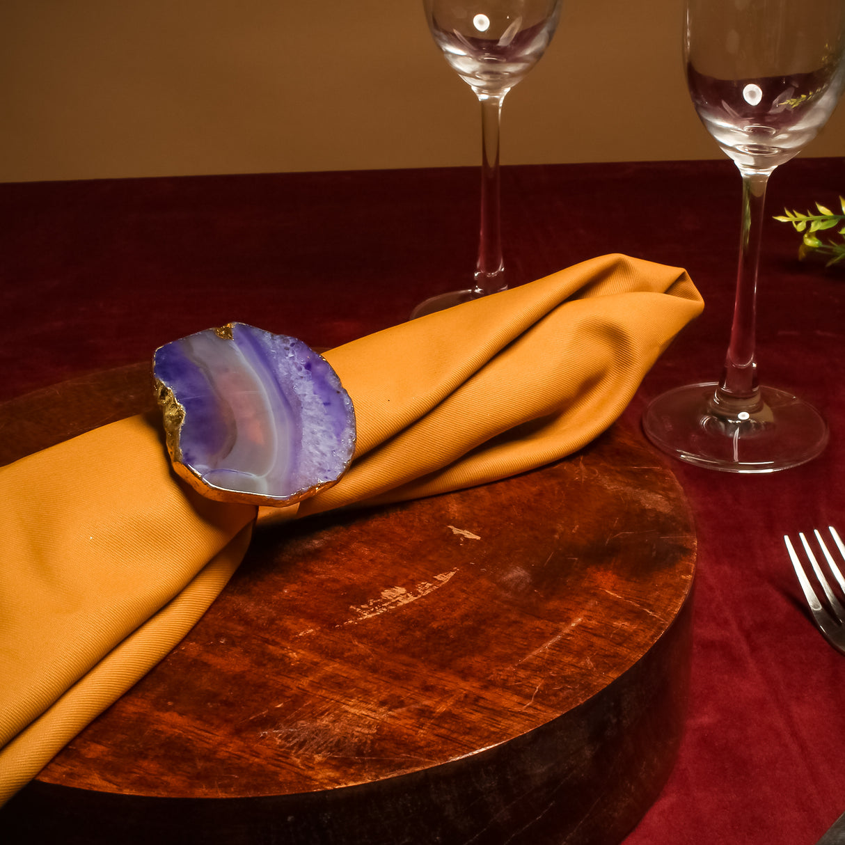 Elegant Marble Napkin Ring Set for Table Decor, Luxury Dining Accessories