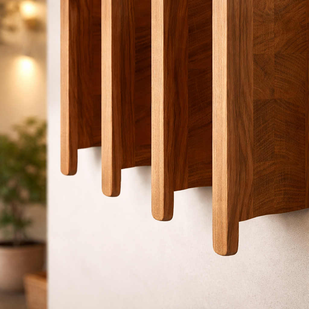 Wall Mounted Wooden Coat Rack with Hooks – Entryway Organizer for Hats, Bags & Jackets | Rustic Wood Wall Hanger