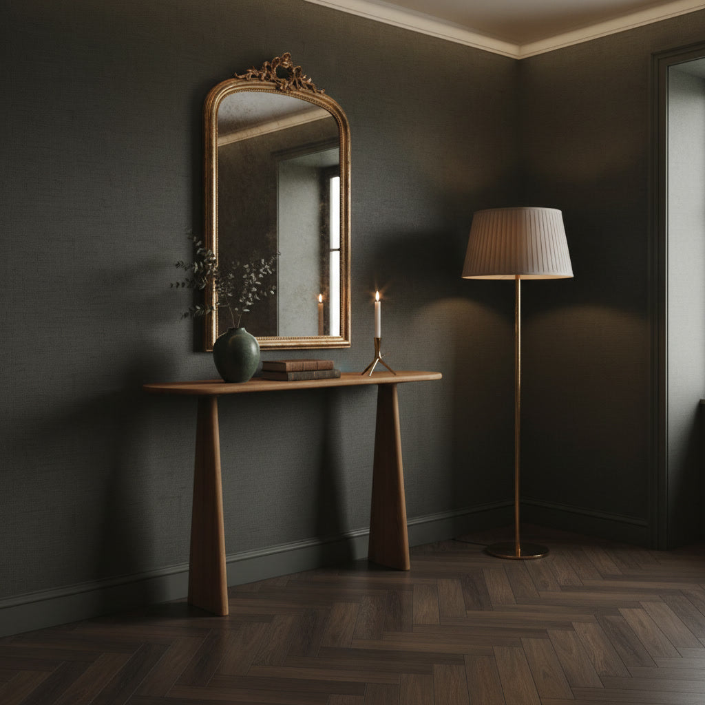 Wooden Console Table for Entryway for Small Spaces, Modern Home Decor Furniture
