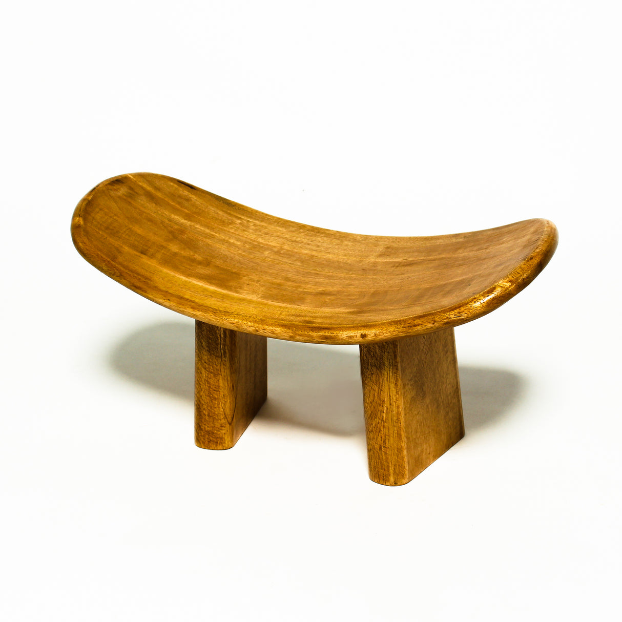 Handcrafted Wooden Meditation Bench – Ergonomic, Detachable Yoga Stool for Mindful Seating & Posture Support