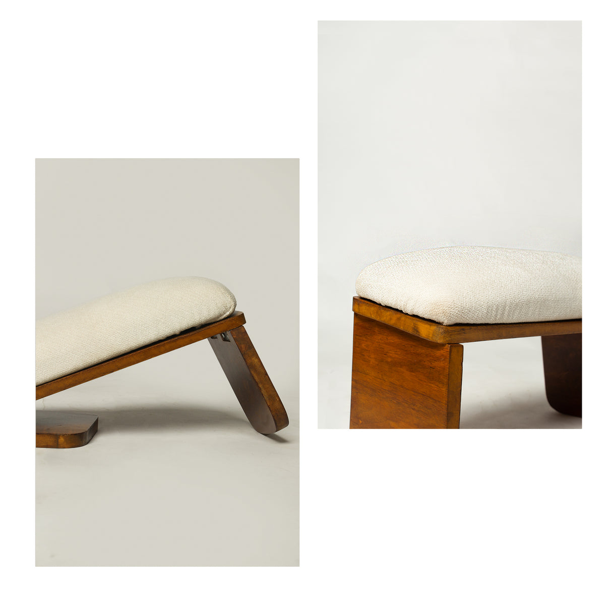 Solid Wood Cushioned FootstSolid Wood Cushioned Meditation Stool – Handcrafted Upholstered Seat for Prayer & Mindfulnessool – Handcrafted Upholstered Ottoman for Home Interiors