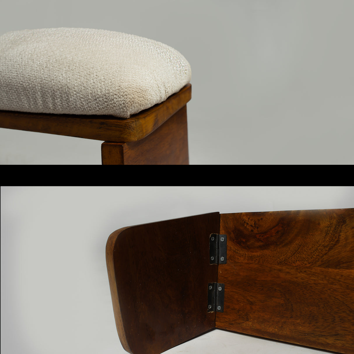 Solid Wood Cushioned FootstSolid Wood Cushioned Meditation Stool – Handcrafted Upholstered Seat for Prayer & Mindfulnessool – Handcrafted Upholstered Ottoman for Home Interiors