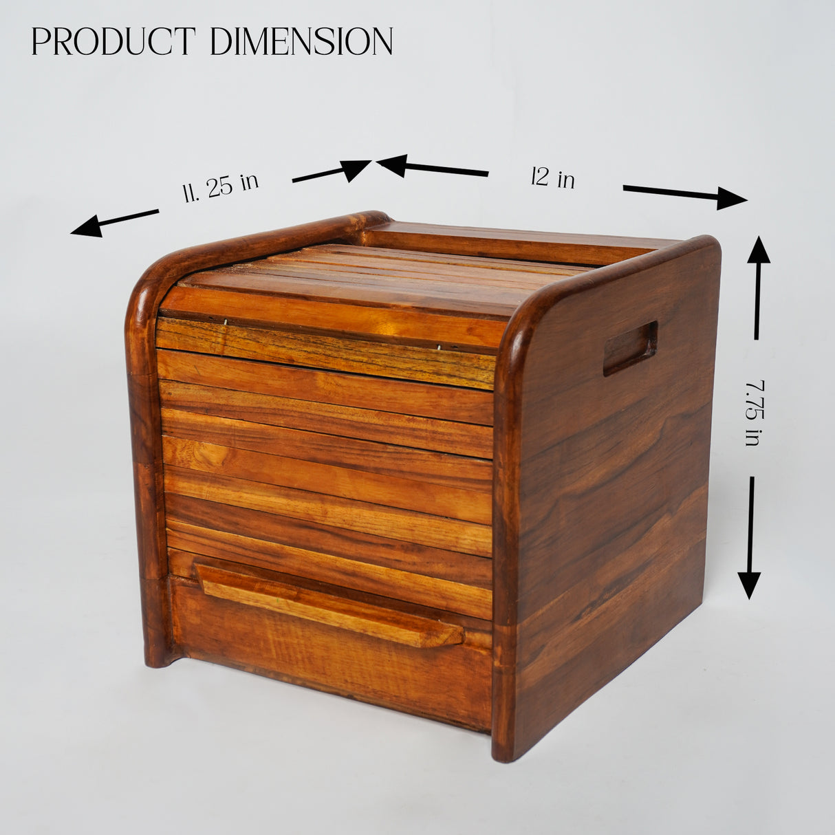 Handmade Solid Wood Organizer Box | Elegant Storage Solution for Desk, Kitchen & Living Room Décor
