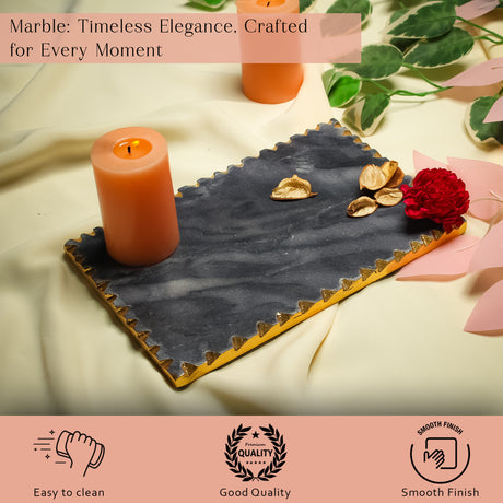 Stylish Kitchen Marble Platter