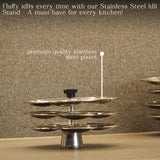 Stainless Steel Idli Stand 3 & 4 Layer – Premium Quality Idli Maker for Soft Idlis – Steamer Rack for Pressure Cooker and Pot