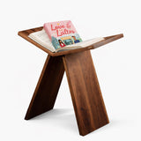 Luxury Wooden Floor Book Stand – Solid Teak Angled Reading Display for Quran, Bible & Large Books