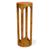 Wooden Modern Round Display Table - Home Accent Furniture (Natural)