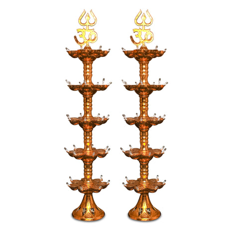 Electric Diya Pooja LED Light For Mandir Home Decor (Pack of 2)