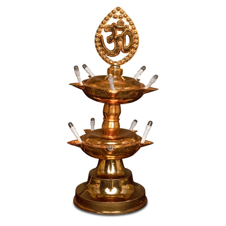 Golden Electric Diya Lamp