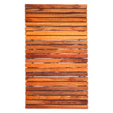 Foldable Teak Shower and Bath String Mat - (33" x 20")