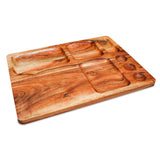 Acacia wood, Serving platter, Appetizers, Snacks, Cheese, Fruits, Eco-friendly, Rustic charm, Food display, Party