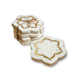 Stylish White Marble Coasters