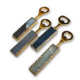 Stylish White Quartz Bottle Opener Set of 4