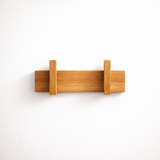 Wall Mounted Wooden Coat Rack with Hooks – Entryway Organizer for Hats, Bags & Jackets | Rustic Wood Wall Hanger