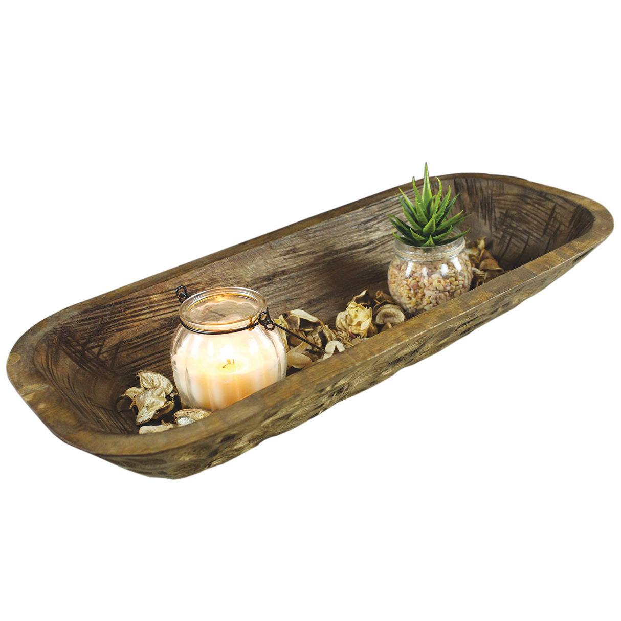 Artisan Handcrafted Wooden Dough Bowl for Stylish Home Décor and Storage Solutions