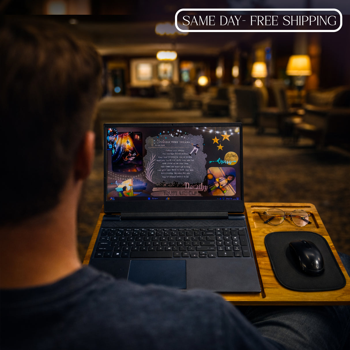 Minimalist Executive Laptop Riser