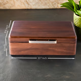 Saleberate Watch Box for Men - Personalized Wood Organizer, Perfect Valentine Gift