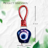 Evil Eye Cow Bell- Leather Rope