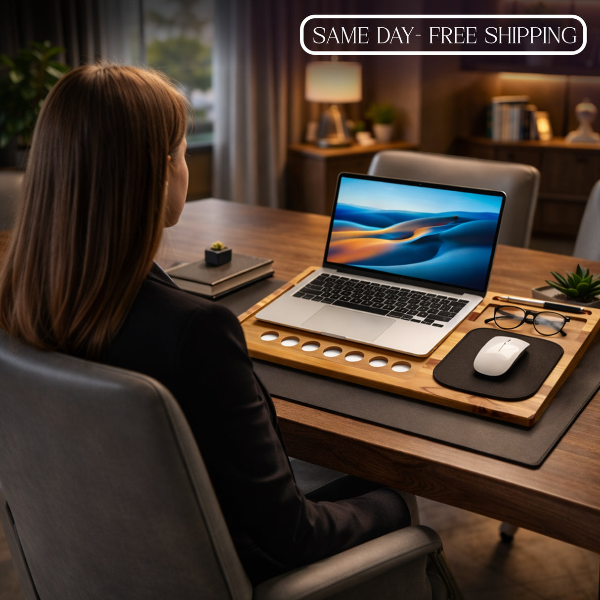 Minimalist Executive Laptop Riser