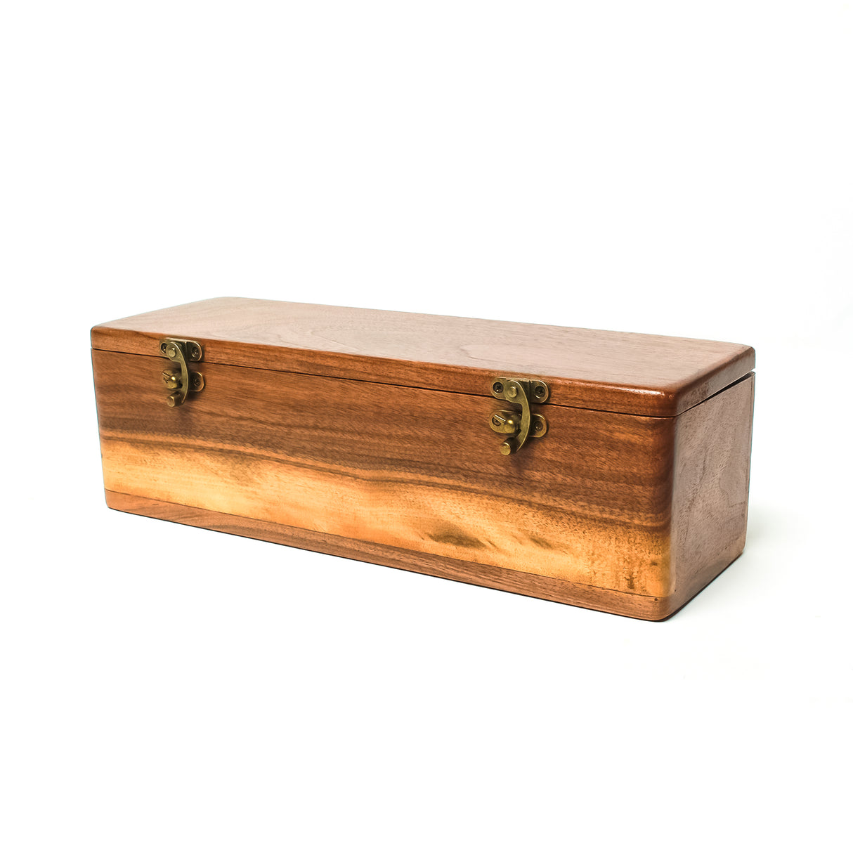 Premium 5-Slot Wooden Watch Box Organizer – Solid Wood Lid – American Walnut & Teak Variants