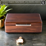 Luxury Acacia Wood Watch Box – Premium Organizer for Watches and Accessories