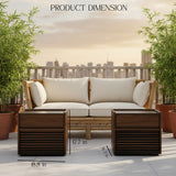 Modern Solid Wood Bedside Table with Drawer | Minimalist Nightstand for Bedroom & Living Space