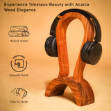 Handcrafted Wooden Headphone Stand