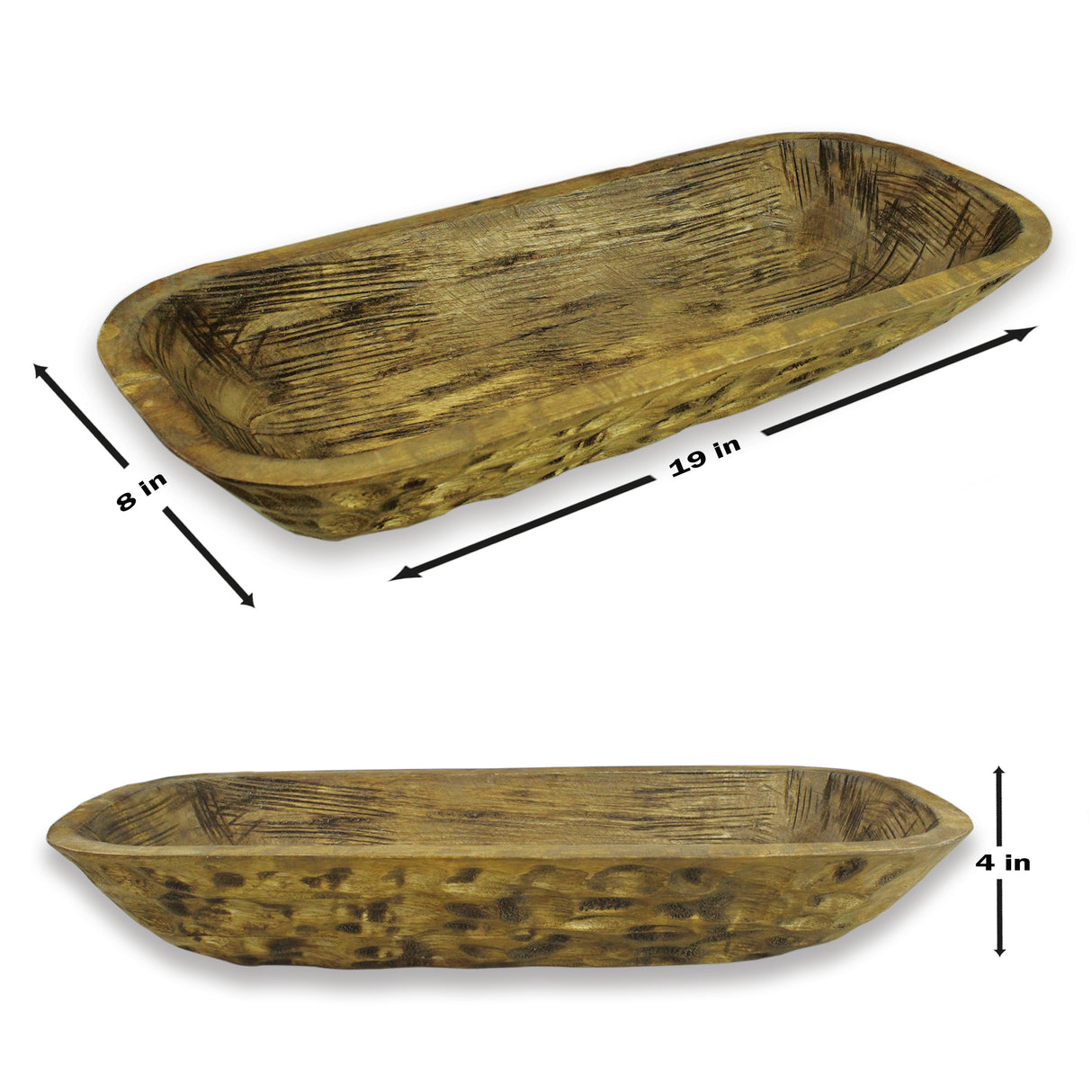 Artisan Handcrafted Wooden Dough Bowl for Stylish Home Décor and Storage Solutions