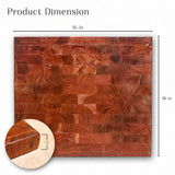 Durable Acacia Wooden Chopping Board – End Grain Butcher Block (14 x 16 Inches)