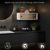 Floating Wall Shelf with Drawer – Modern Wall-Mounted Storage Cabinet for Living Room, Entryway & Bedroom Décor