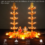 Electric Diya Pooja LED Light For Mandir Home Decor (Pack of 2)