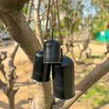 Rustic Metal Decorative Cowbell Set of 3