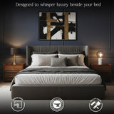 Modern Solid Wood Bedside Table with Drawer | Minimalist Nightstand for Bedroom & Living Space