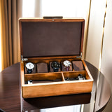 Luxury Acacia Wood Watch Box – Premium Organizer for Watches and Accessories