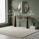 Wooden Console Table for Entryway for Small Spaces, Modern Home Decor Furniture