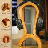 Handcrafted Wooden Headphone Stand