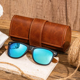 Premium Leather Sunglass Case