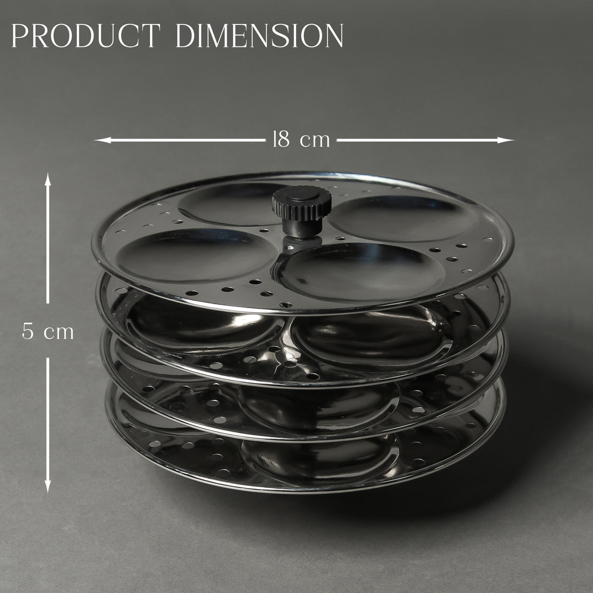 Stainless Steel Idli Stand 3 & 4 Layer – Premium Quality Idli Maker for Soft Idlis – Steamer Rack for Pressure Cooker and Pot