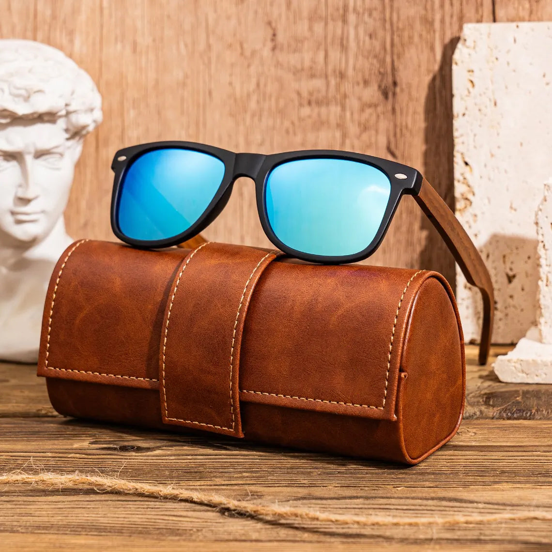 Premium Leather Sunglass Case